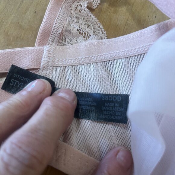 NEW Smart and Sexy SA1225 Signature Lace Underwire Push Up Bra Sz 38DDD - Picture 7 of 9